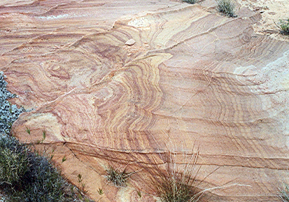 colored sandstone